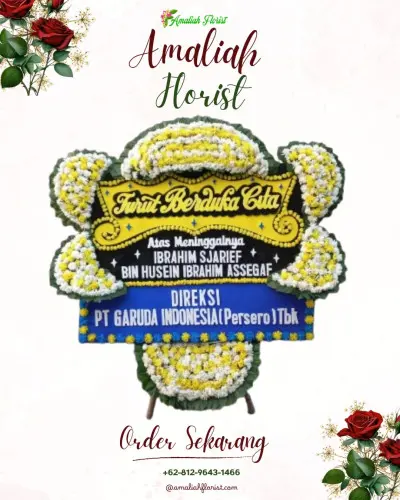 Papan Bunga Duka di Tirtosari