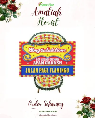 Bunga Papan Congratulation di Tirtosari